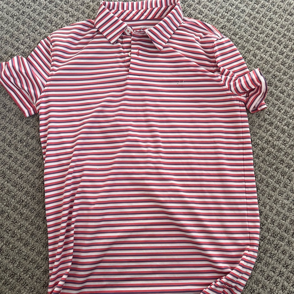 Southern tide dri fit polo boys xl